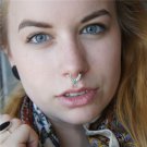 Fake Septum Ring - Faux Septum Ring - Fake Septum Piercing - Nose Jewelry - Septum Jewelry