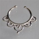 Fake Septum Ring - Faux Septum Ring - Fake Septum Piercing - Nose Jewelry - Septum Jewelry