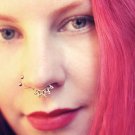 Fake Septum Ring - Faux Septum Ring - Fake Septum Piercing - Nose Jewelry - Septum Jewelry