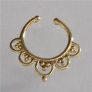 Fake Septum Ring - Faux Septum Ring - Fake Septum Piercing - Nose Jewelry - Septum Jewelry