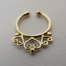 Fake Septum Ring - Faux Septum Ring - Fake Septum Piercing - Nose Jewelry - Septum Jewelry
