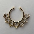 Fake Septum Ring - Faux Septum Ring - Fake Septum Piercing - Nose Jewelry - Septum Jewelry