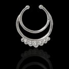 Fake Septum Ring - Faux Septum Ring - Fake Septum Piercing - Nose Jewelry - Septum Jewelry