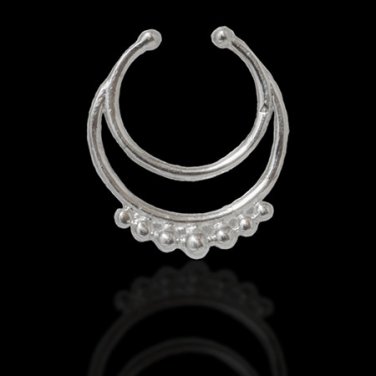 Fake Septum Ring - Faux Septum Ring - Fake Septum Piercing - Nose Jewelry - Septum Jewelry