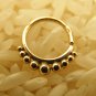18k Septum Ring - Septum Jewelry - Septum Piercing - Septum Cuff - Indian Nose Ring