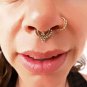18k Septum Ring - Septum Jewelry - Septum Piercing - Septum Cuff - Indian Nose Ring
