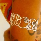 Silver Armlet - Silver Arm Bracelet - Upper Arm Cuff - Upper Arm Bracelet - Arm Bangle