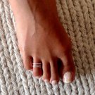 Beautiful Sterling Silver Toe Ring - Adjustable Toe Ring - Plain Toe Ring - Foot Accessories