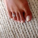 Beautiful Silver Toe Ring - Adjustable Toe Ring - Plain Toe Ring - Foot Accessories
