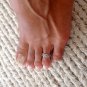 Beautiful Sterling Silver Toe Ring - Adjustable Toe Ring - Plain Toe Ring - Foot Accessories