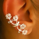 Silver Ear Cuff - Ear Wrap - Fake Ear Cuff - Earcuff Jewelry - Cuff & Wrap Earrings
