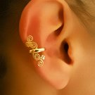 Gold Ear Cuff - Ear Wrap - Fake Ear Cuff - Earcuff Jewelry - Cuff & Wrap Earrings - Wrap Earrings