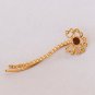 Gold Ear Cuff - Ear Climber - Climber Earrings - Gemstone Earrings - Onyx Ear Cuff