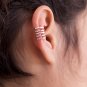 Silver Ear Cuff - Ear Wrap - Fake Ear Cuff - Earcuff Jewelry - Cuff & Wrap Earrings