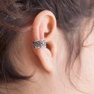 Silver Ear Cuff - Ear Wrap - Fake Ear Cuff - Earcuff Jewelry - Cuff & Wrap Earrings