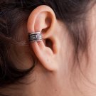 Silver Ear Cuff - Ear Wrap - Fake Ear Cuff - Earcuff Jewelry - Cuff & Wrap Earrings