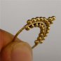 Brass Earring - Brass Hoops - Brass Tribal Earring - Hoops Jewelry - Brass Jewelry