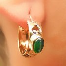 Brass Earrings - Brass Hoops - Ethnic Hoops - Gypsy Hoops - Hoops Jewelry - Brass Jewelry