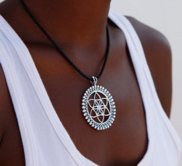 Silver Pendant - Ethnic Pendant - Gypsy Pendant - Silver Jewelry - Ethnic Jewelry