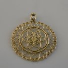 Brass Pendant - Ethnic Pendant - Gypsy Pendant - Brass Jewelry - Ethnic Jewelry