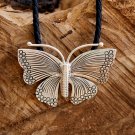 Silver Butterfly Pendant -Silver Butterfly Necklace - Silver Jewelry - Silver Necklace