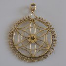 Brass Pendant - Ethnic Pendant - Gypsy Pendant - Brass Jewelry - Ethnic Jewelry