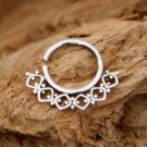 Silver Nose Ring - Silver Nose Hoop - Nose Jewelry - Nostril Hoop - Nose Piercing