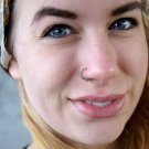 Silver Nose Ring - Silver Nose Hoop - Nose Jewelry - Nostril Hoop - Nose Piercing
