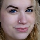 Silver Nose Ring - Silver Nose Hoop - Nostril Hoop - Nose Piercing - Silver Traus Earring