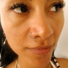 Silver Nose Ring - Silver Nose Hoop - Nose Jewelry - Nostril Hoop - Nose Piercing