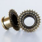 Brass Tunnel - Piercing Tunnel - Ear Tunnel - Brass Plugs - Brass Tunnels - Ear Plugs