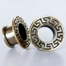 Brass Tunnel - Piercing Tunnel - Ear Tunnel - Brass Plugs - Brass Tunnels - Ear Plugs