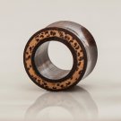 Black Wood Tunnel - Piercing Tunnel - Ear Tunnel - Wood Plugs - Wood Tunnels