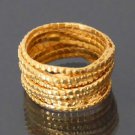 Beautiful And Unique Brass Chain Ring - Tribal Jewelry - Ethnic Jewelry - Unisex Jewelry