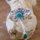 Silver Toe Ring - Adjusable Toe Ring - Gemstone Toe Ring - Foot Accessories - Foot Ring