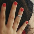 Beautiful Sterling Silver Toe Ring - Adjustable Knuckle Ring - Adjustable Finger Ring