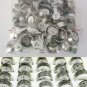 100 x stainless steel rings, various designs & sizes carboot jewelry shop market joblot
