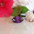 Amethyst Ring - Purple Ring - February Birthstone - Silver Ring - Gemstone ring