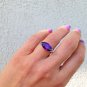 Amethyst Ring - Purple Ring - February Birthstone - Silver Ring - Gemstone ring