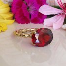 Garnet Ring - January Birthstone - Gold Ring - Promise Ring - Gemstone Ring