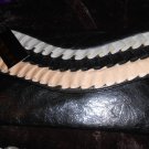 LADIES CLUTCH ~ BL/WH/BEIGE