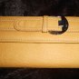 NINE WEST YELLOW CHECKBOOK WALLET
