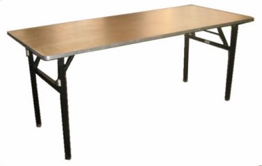 30" x 72" Rectangular Plywood Banquet Table