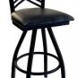 Restaurant Bar Stool: Akrin Swivel Metal Bar Stool