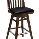 Swivel Bar Stool - Alyssa Restaurant European Beachwood Bar Stool