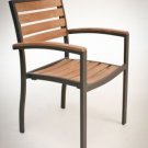 Outdoor Seating: Cedar Key Teak Arm Chairs