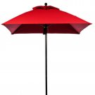 Outdoor Umbrella: Mary Fiberglass Frame Fabric Umbrella
