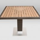 Outdoor Table: Faux Teak Table