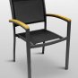 Jackie Aluminum PE Weave Arm Chair