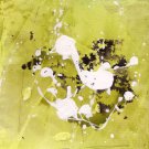 SURFACE-01 - Original small expressionist abstract painting on paper by Asil